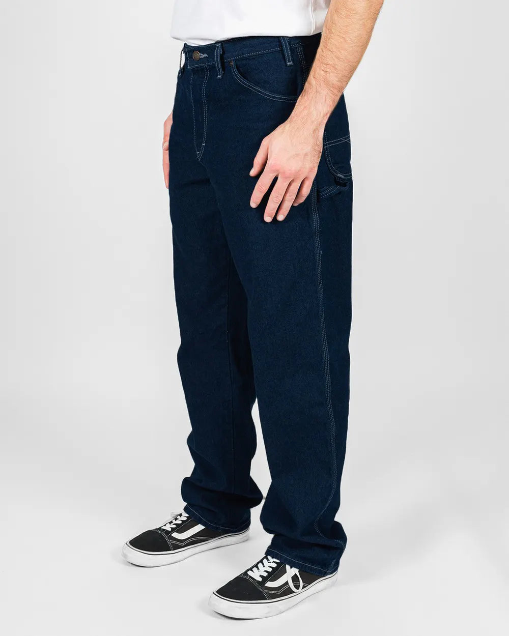Dickies 1993 Relaxed Heavyweight Denim Carpenter Jean - Indigo White Stitch