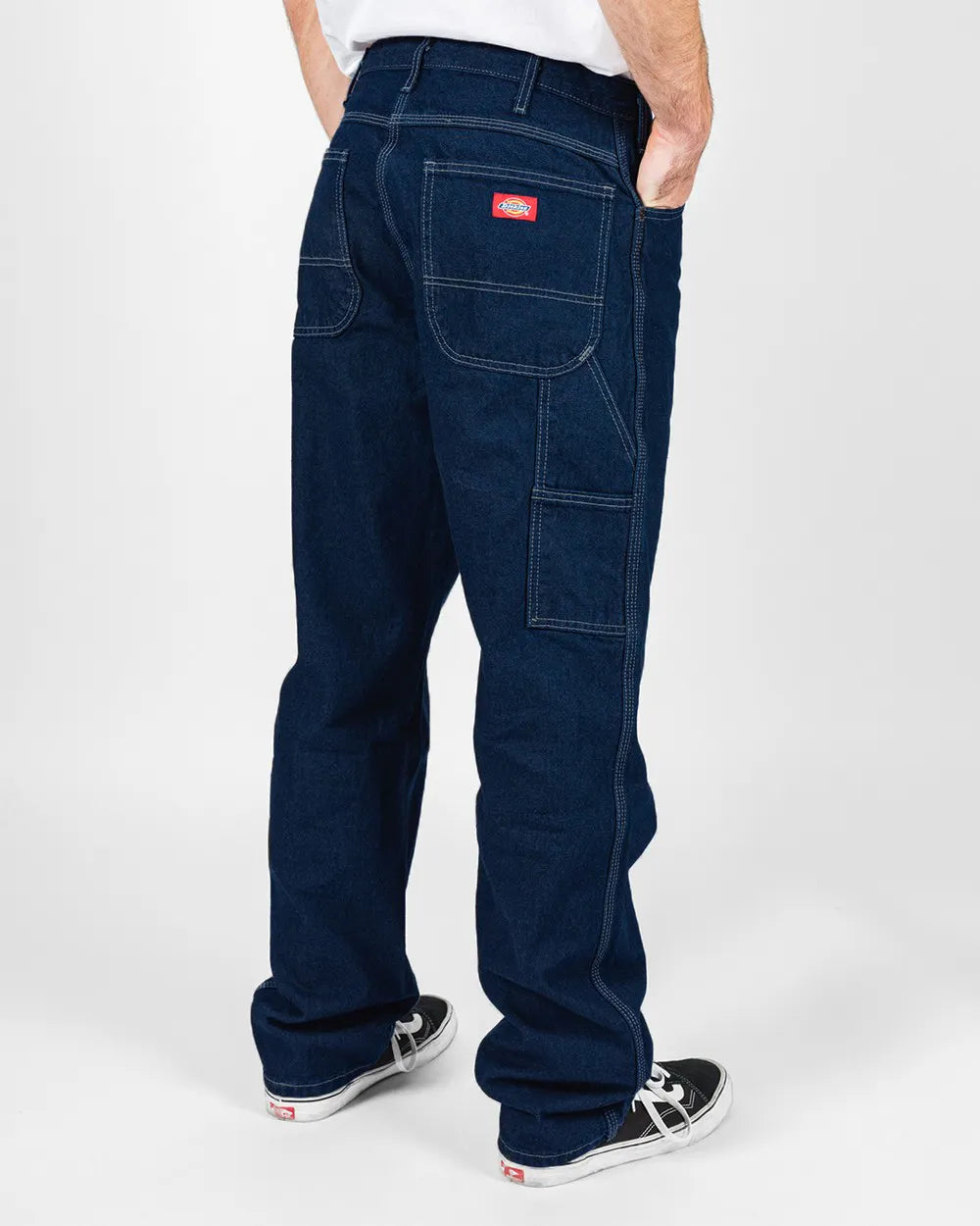 Dickies 1993 Relaxed Heavyweight Denim Carpenter Jean - Indigo White Stitch