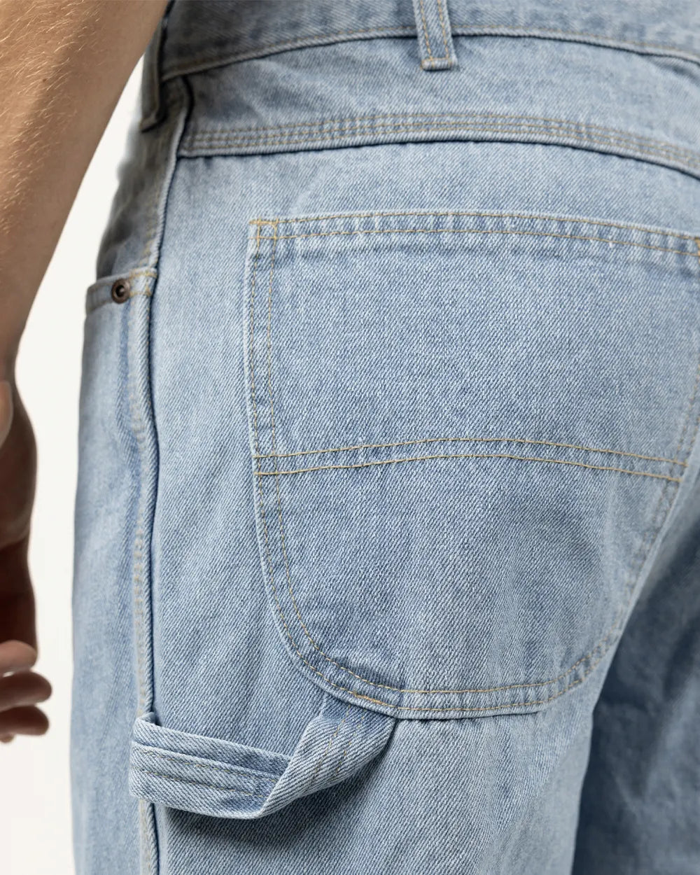 Dickies 1993 Relaxed Heavyweight Denim Carpenter Jean - Light Indigo - Stencil