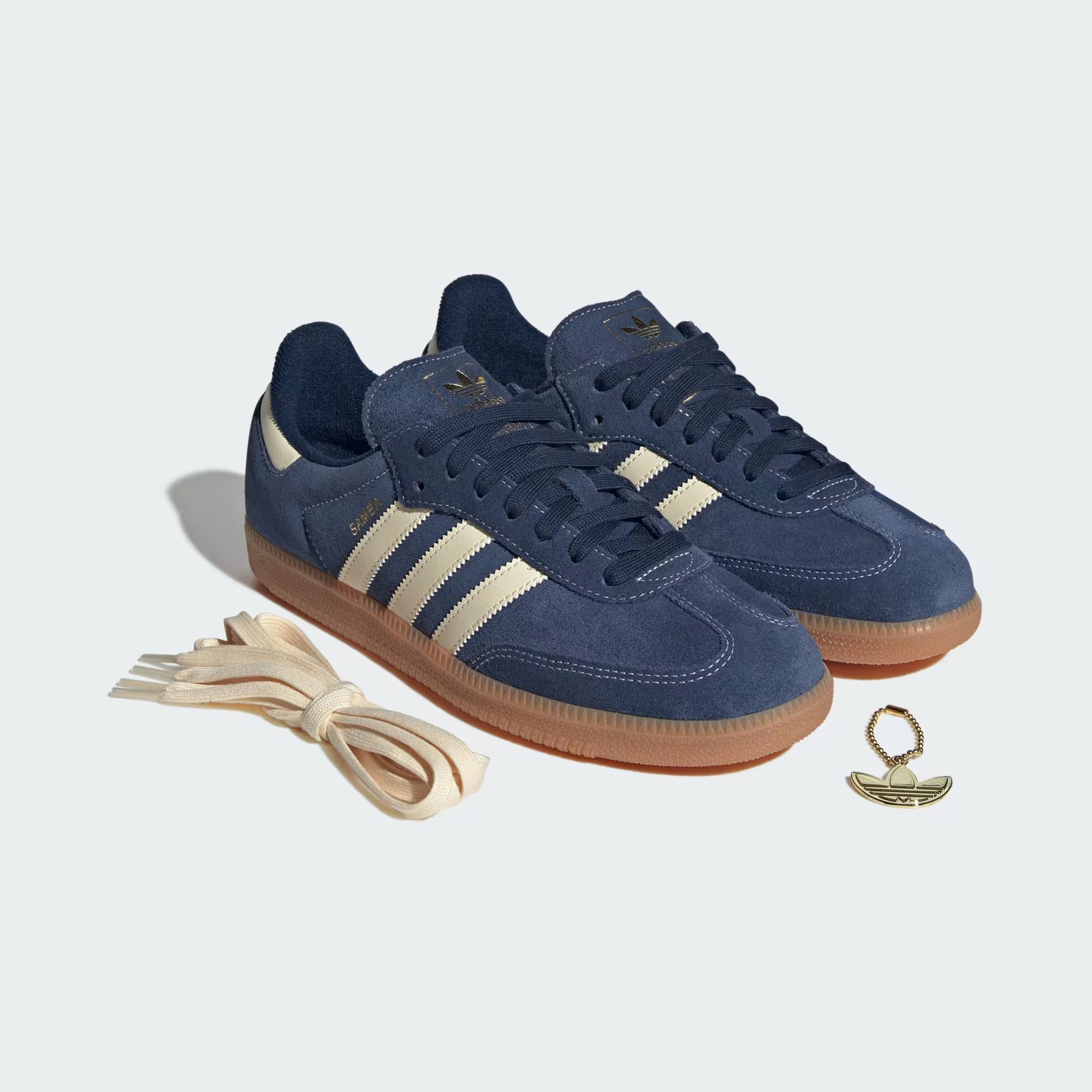Adidas Samba OG - Night Indigo / Warm Vanilla / Gum - Stencil