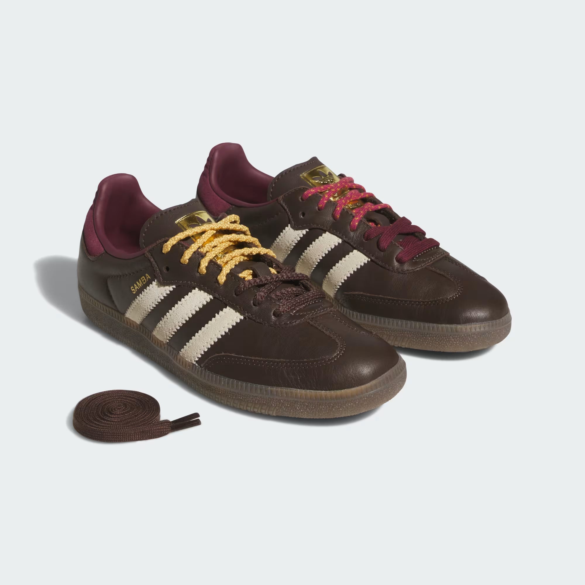Adidas Women's Samba OG - Brown / Warm Vanilla / Maroon