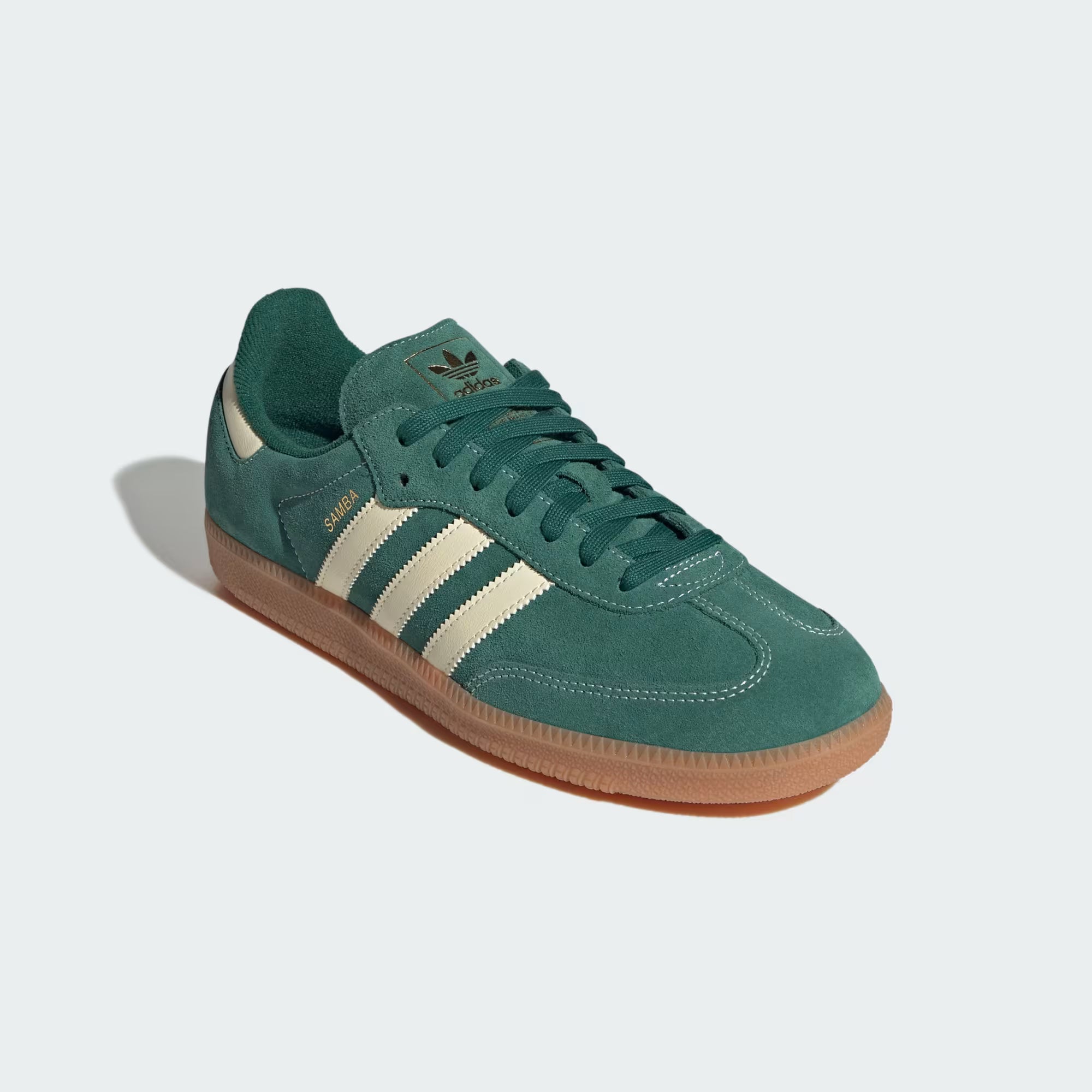 Adidas Samba OG - Collegiate Green / Warm Vanilla / Gum - Stencil