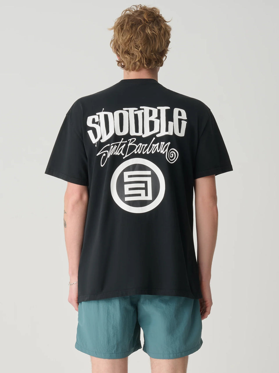 S-Double Combo Platter Tee - Black