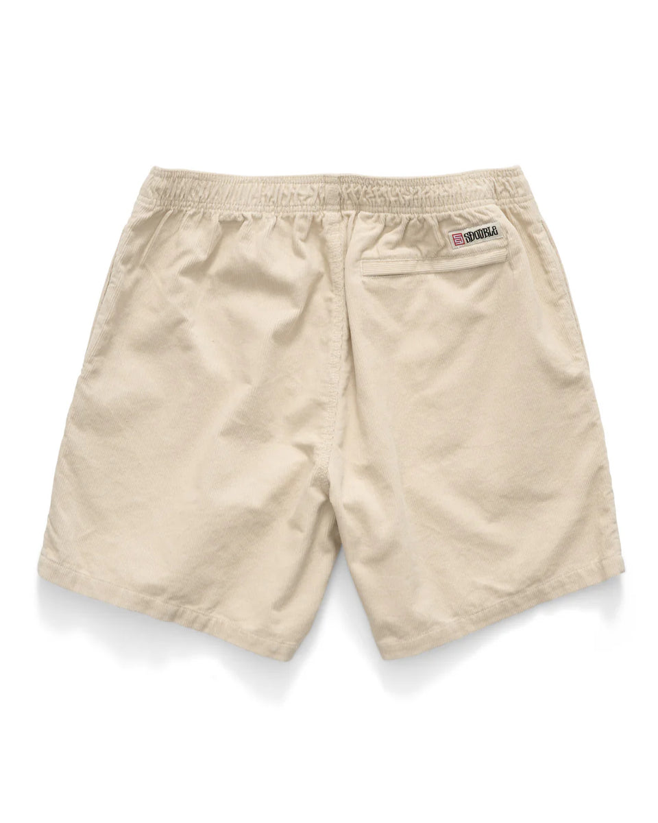 S-Double Cord Coast Boxer Short - Bone