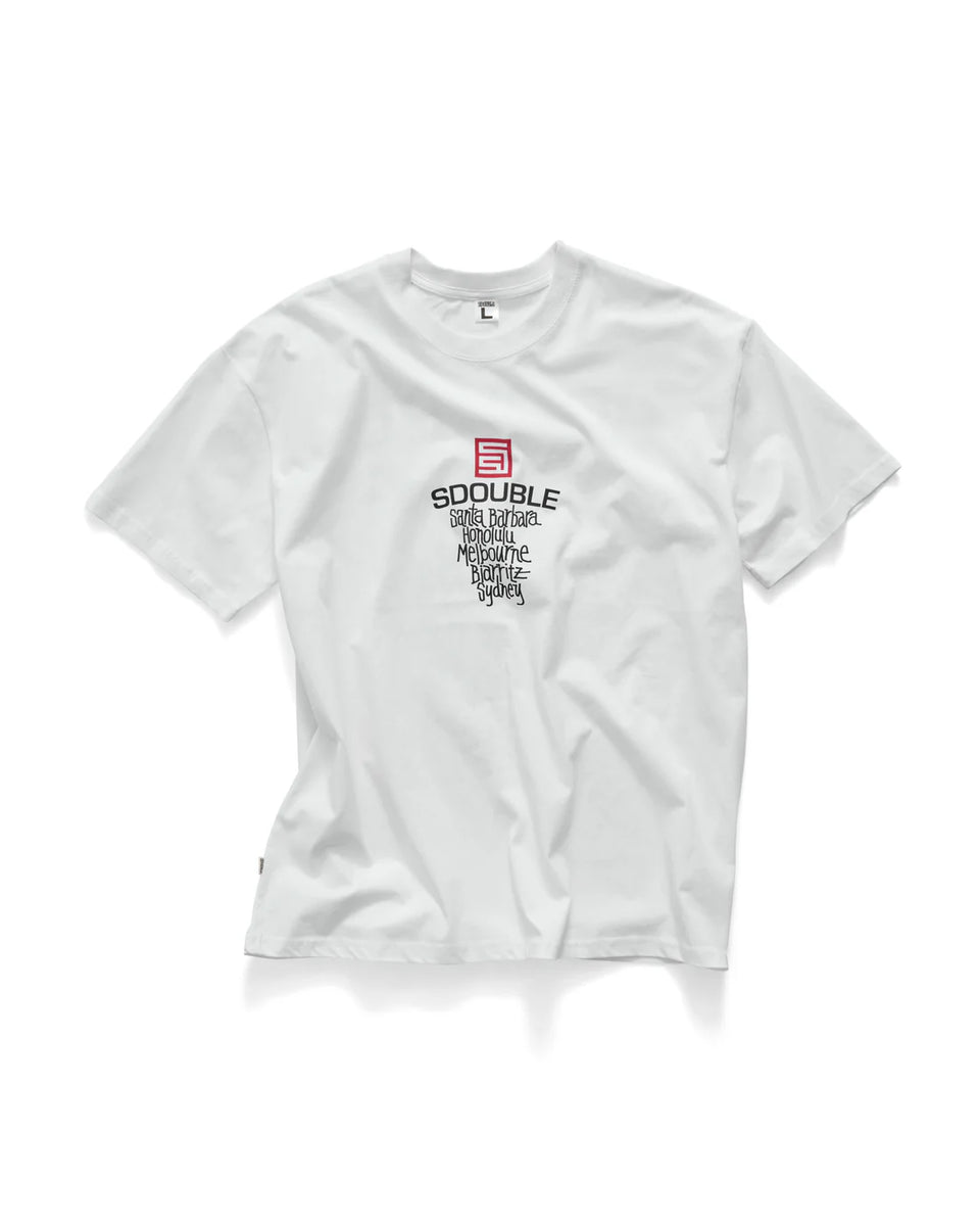 S-Double Cities SS Tee - White