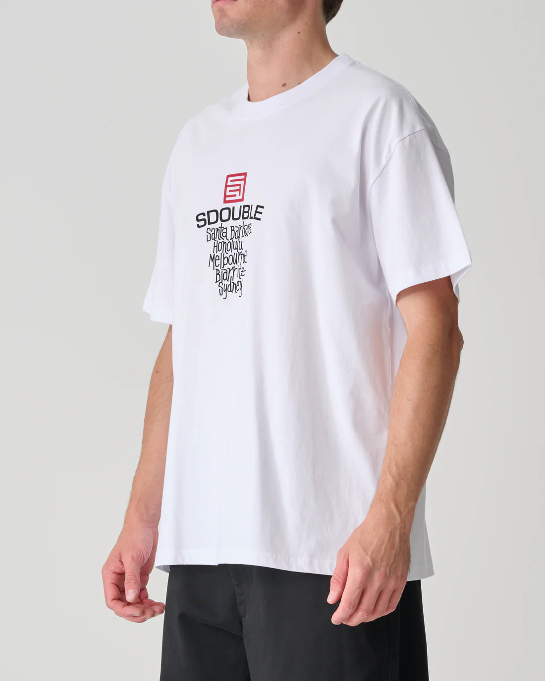 S-Double Cities SS Tee - White