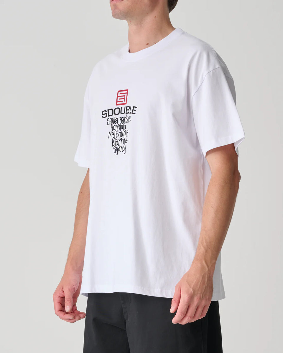 S-Double Cities SS Tee - White