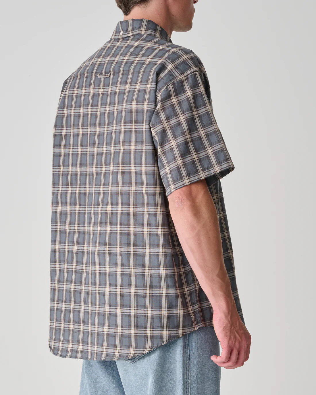 S-Double Alston SS Shirt - Blue - Stencil