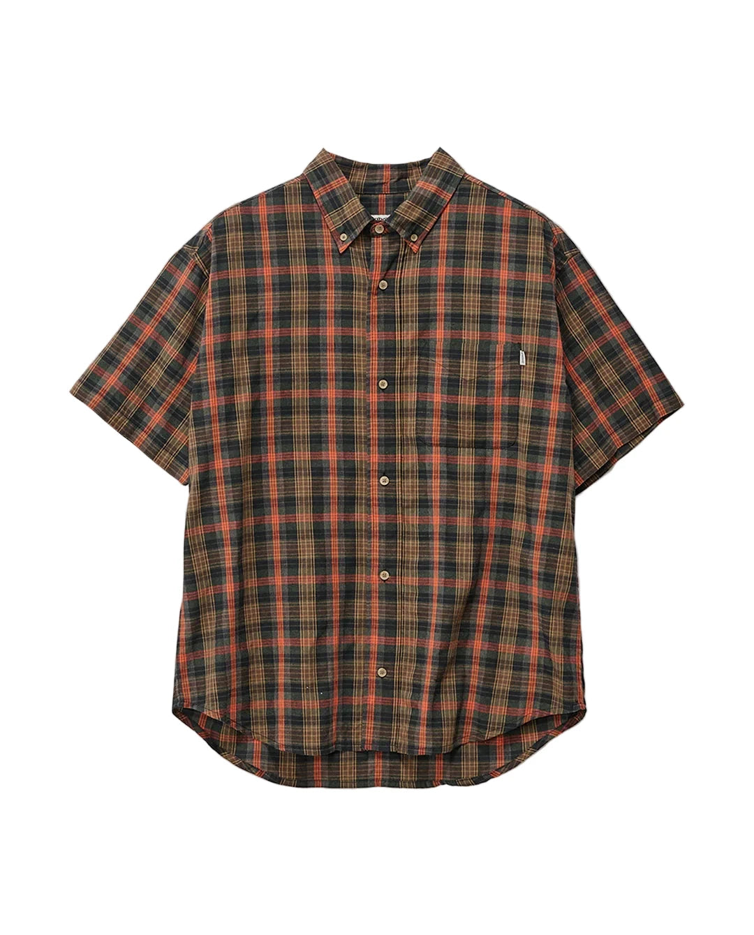 S-Double Sycamore SS Shirt - Brown - Stencil