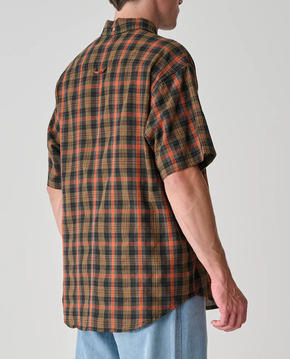 S-Double Sycamore SS Shirt - Brown