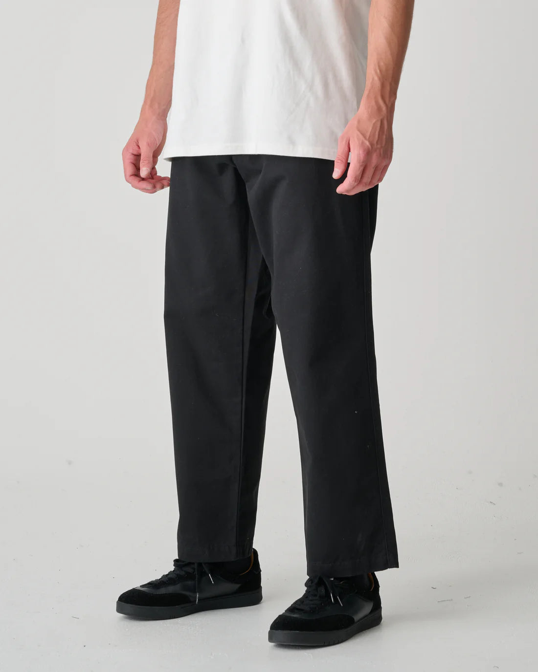 S-Double Classic Cut Chino - Black