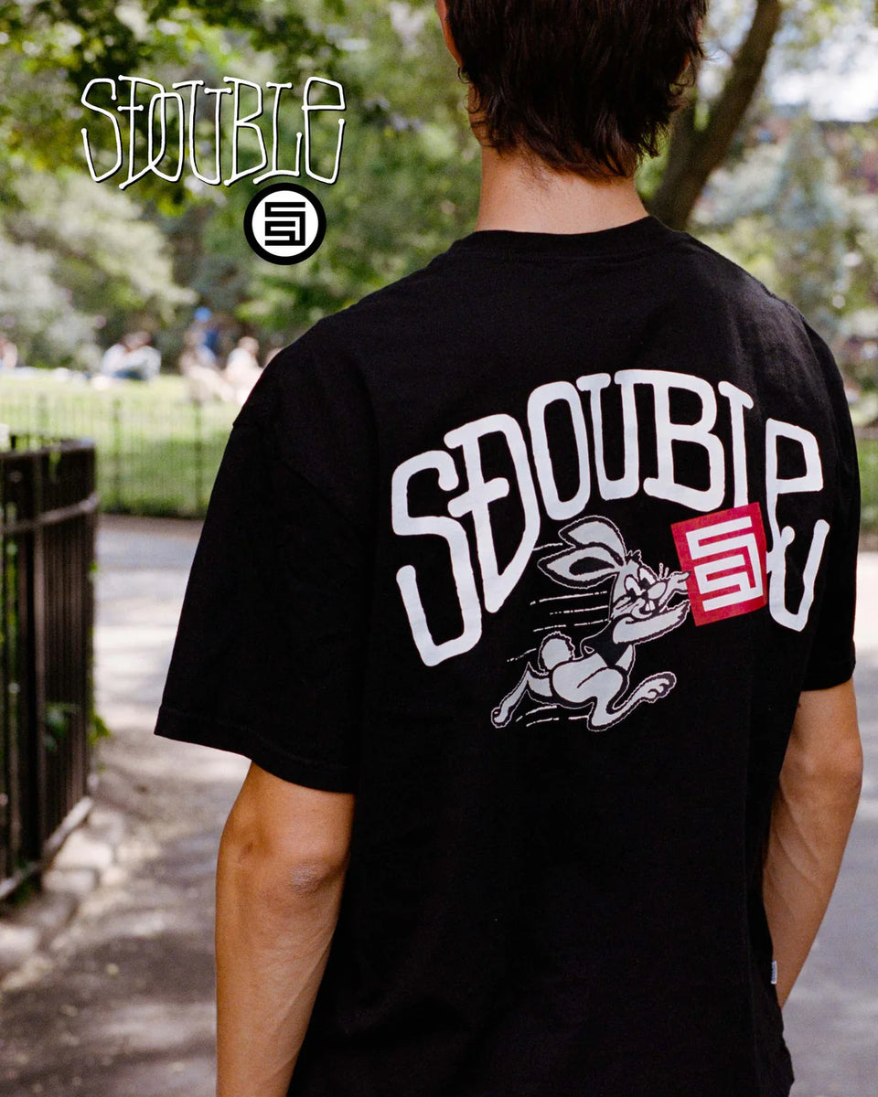 S-Double Rabbit SS Tee - Black