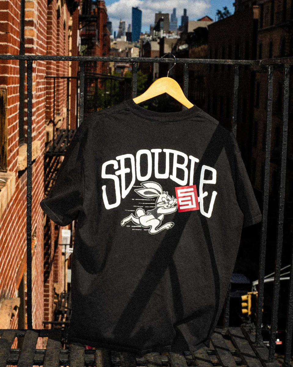 S-Double Rabbit SS Tee - Black