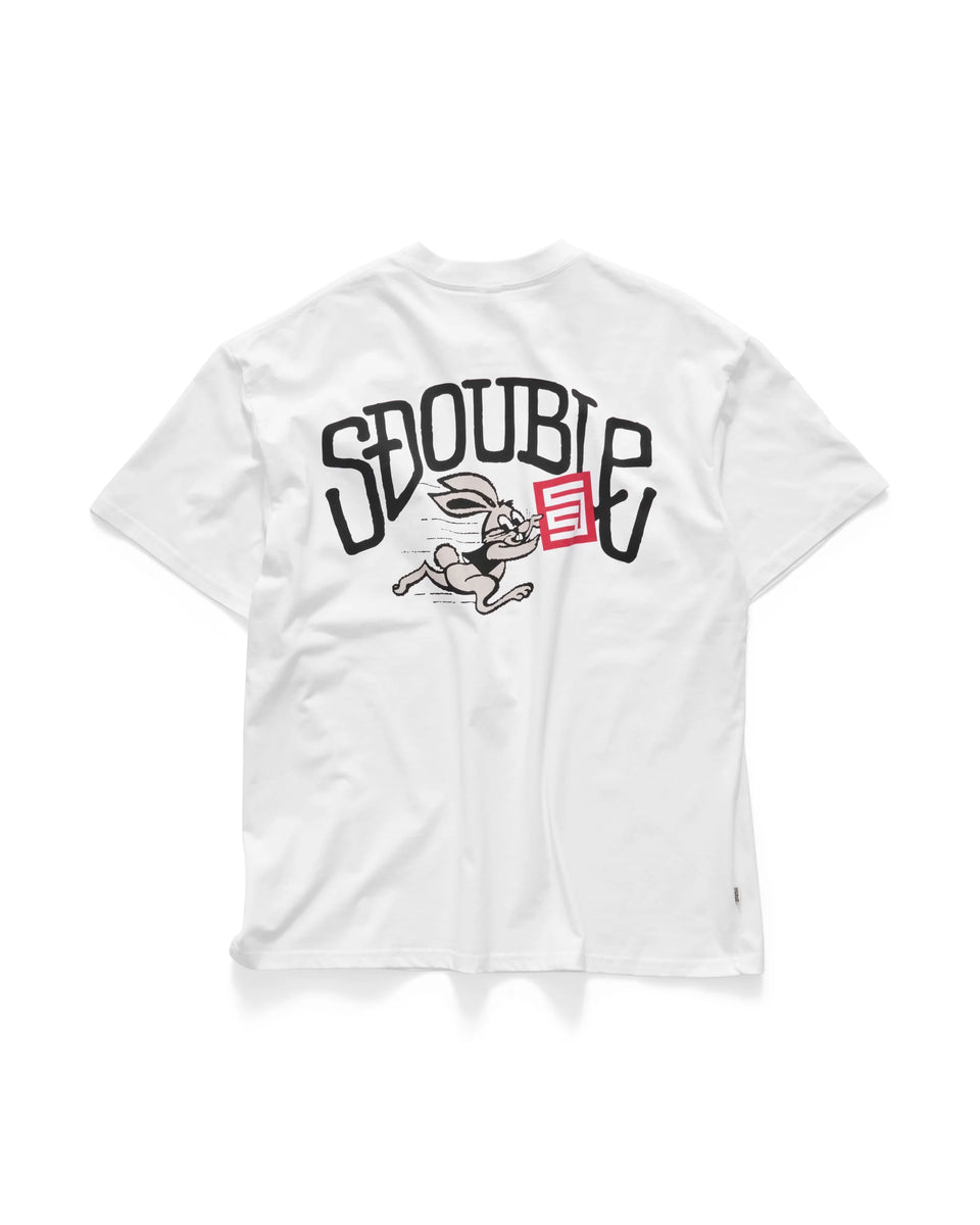 S-Double Rabbit SS Tee - White – Stencil