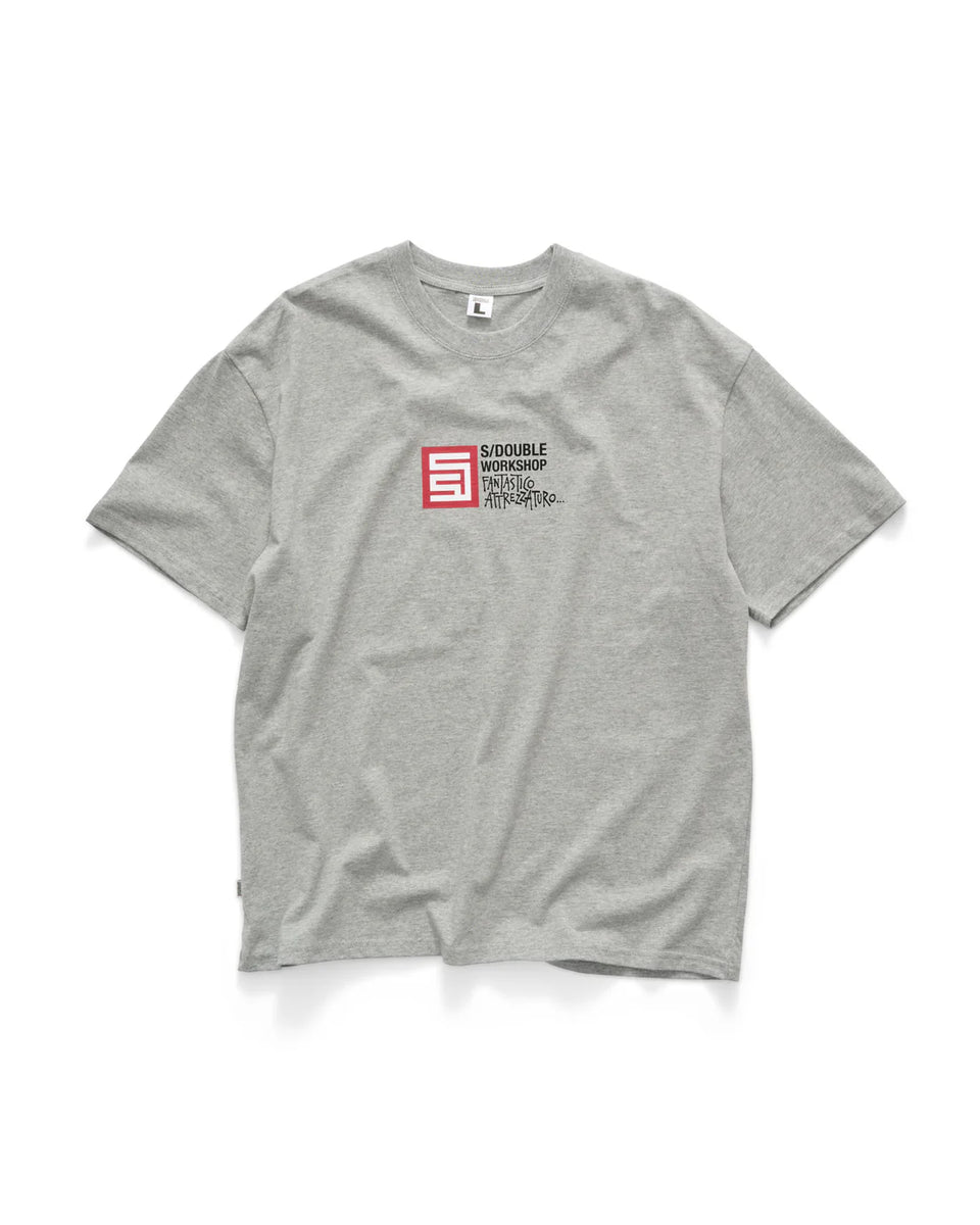 S-Double Fantastico SS Tee - Grey Heather