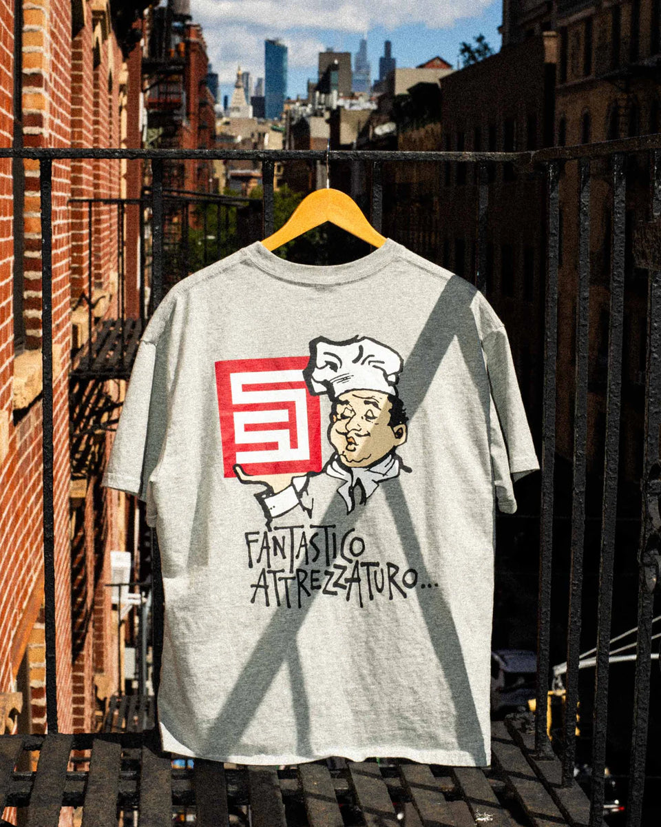 S-Double Fantastico SS Tee - Grey Heather