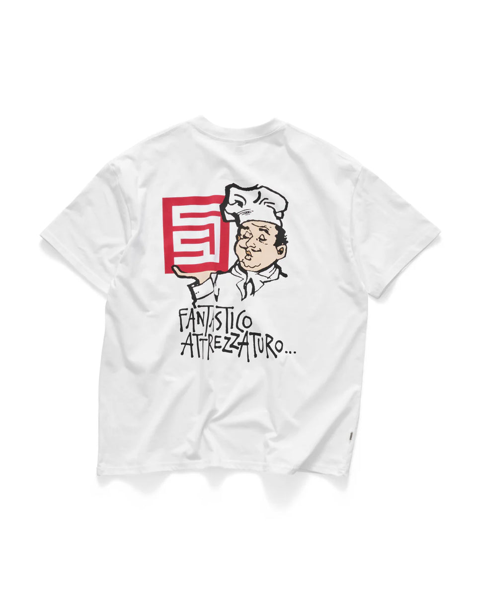 S-Double Fantastico SS Tee - White
