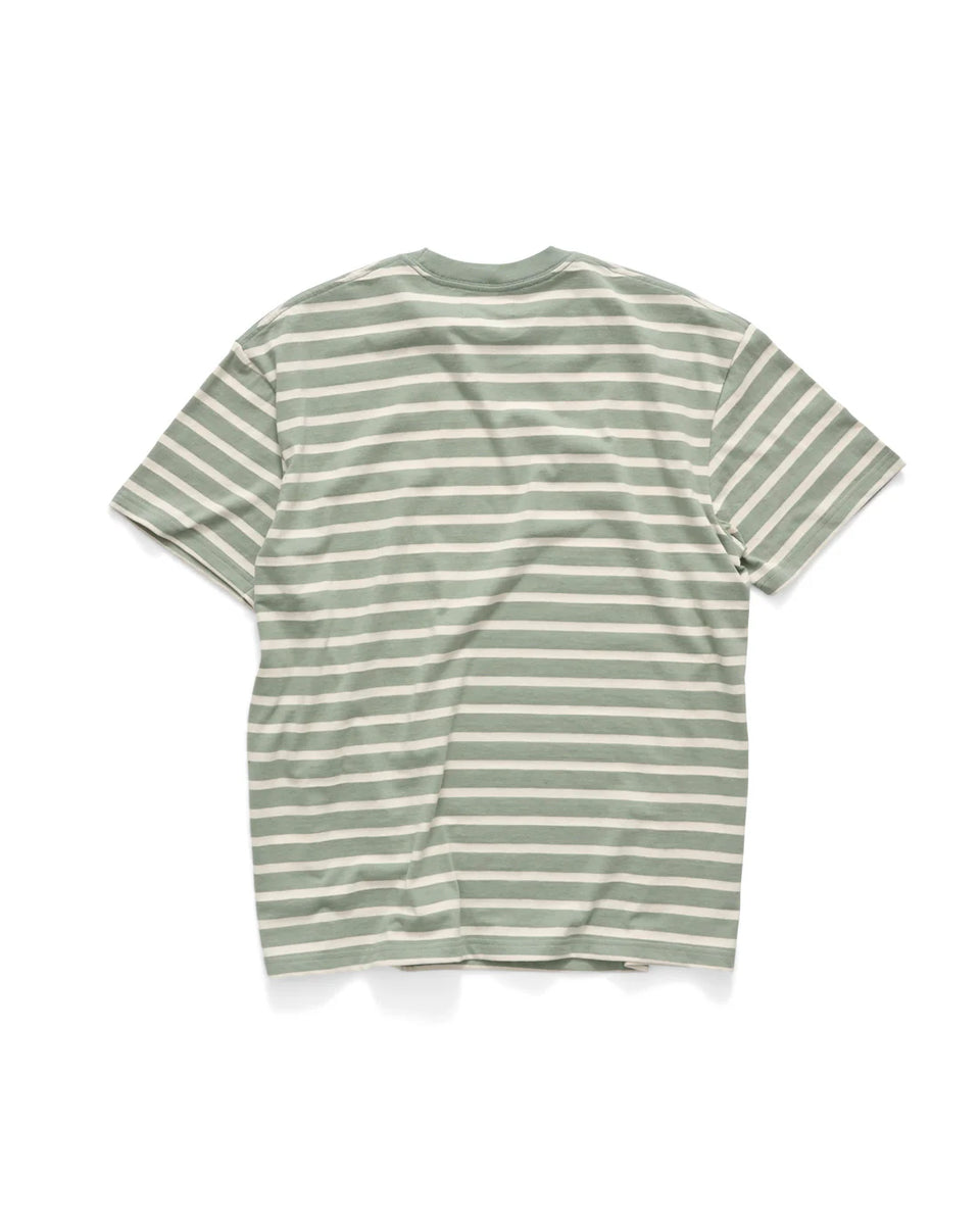 S-Double Stripe Tee - Green