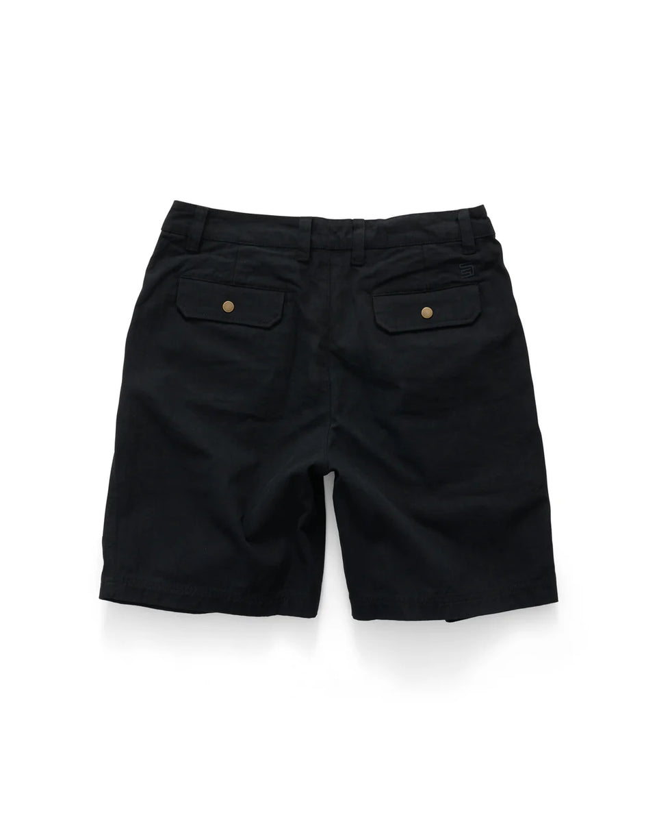 S-Double Trench Short - Black