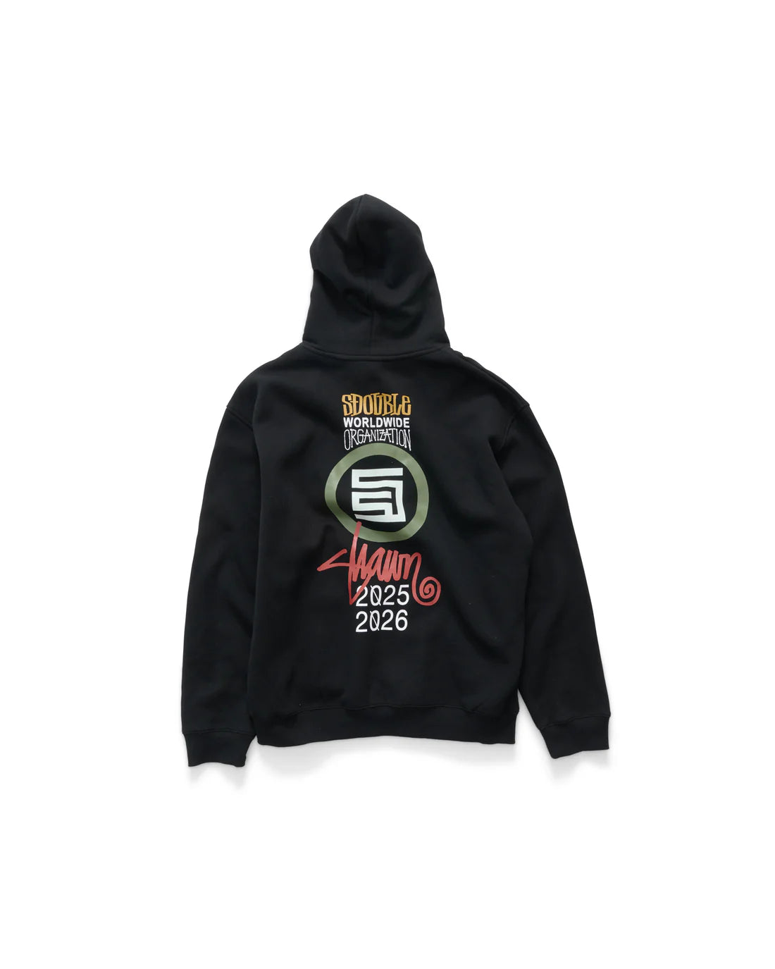 S-Double 25/26 Zip Thru Hood - Black - Stencil