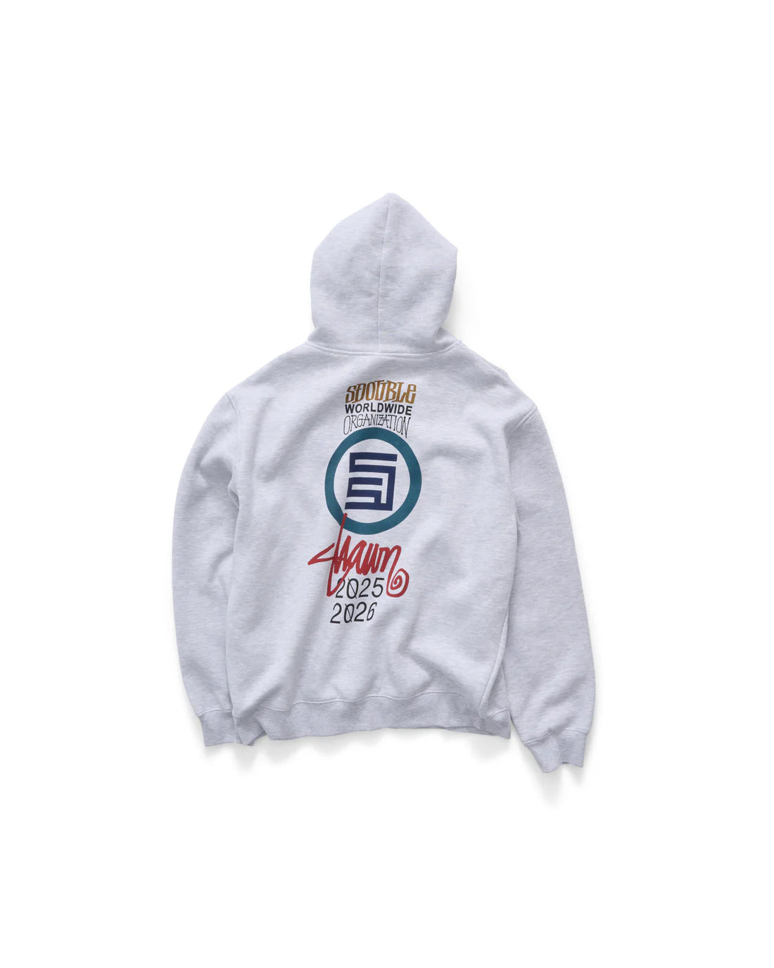 S-Double 25/26 Zip Thru Hood - Grey Heather - Stencil
