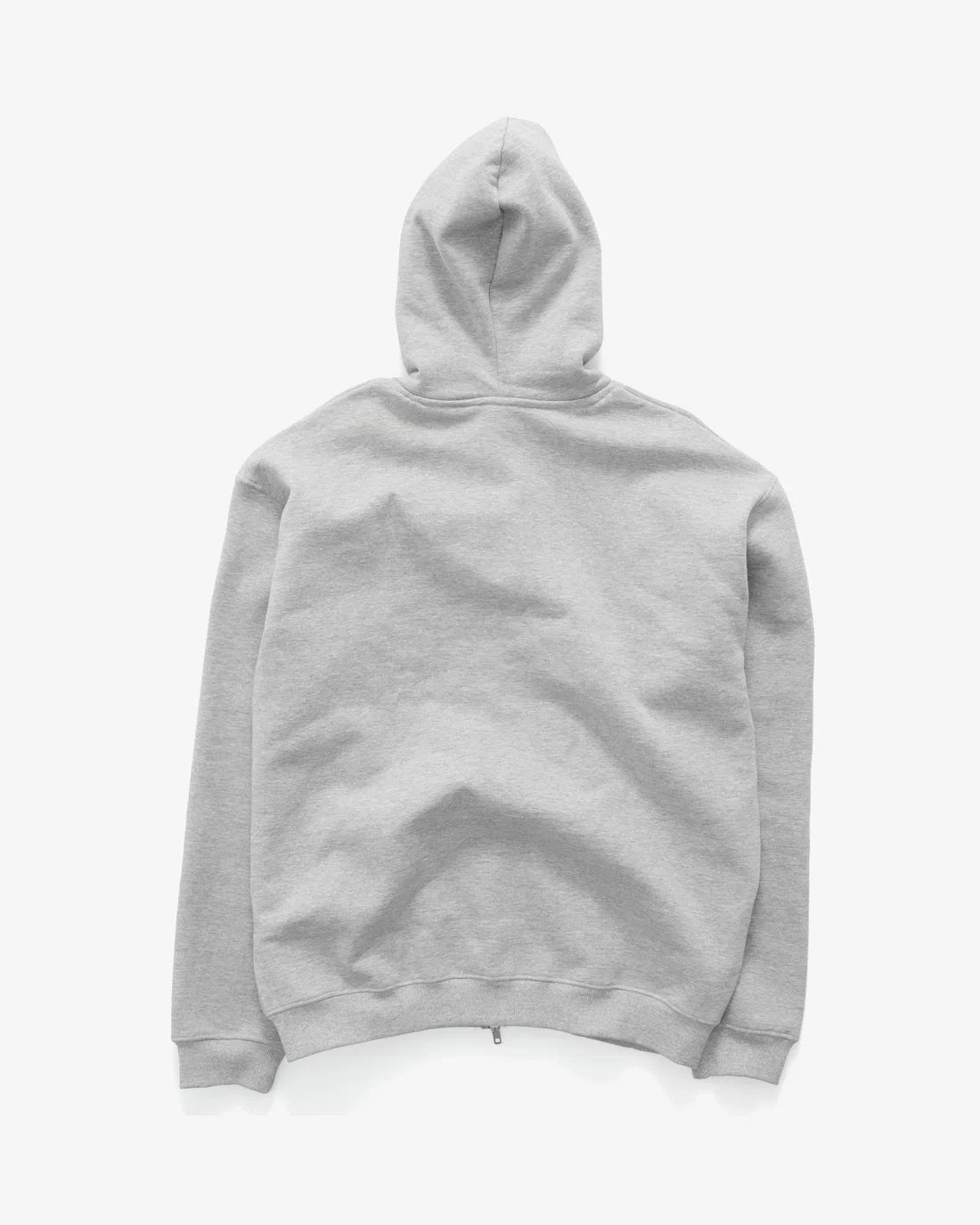 S-Double Triple Block Zip Hoodie - Grey Heather