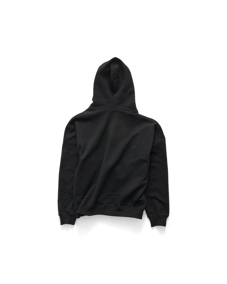 S-Double Chuck Fleece Zip Hood - Black