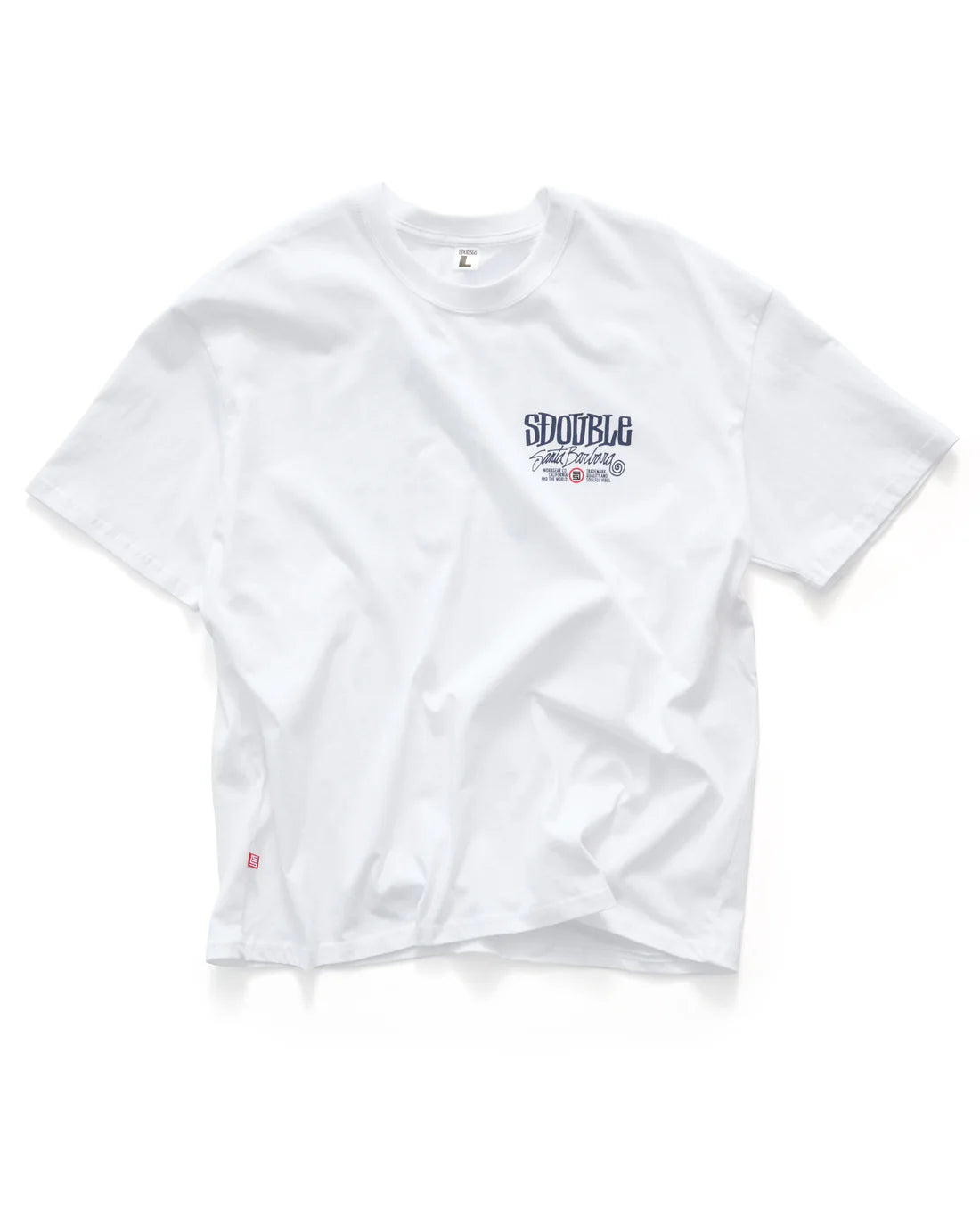 S-Double Trademark T-Shirt - White - Stencil