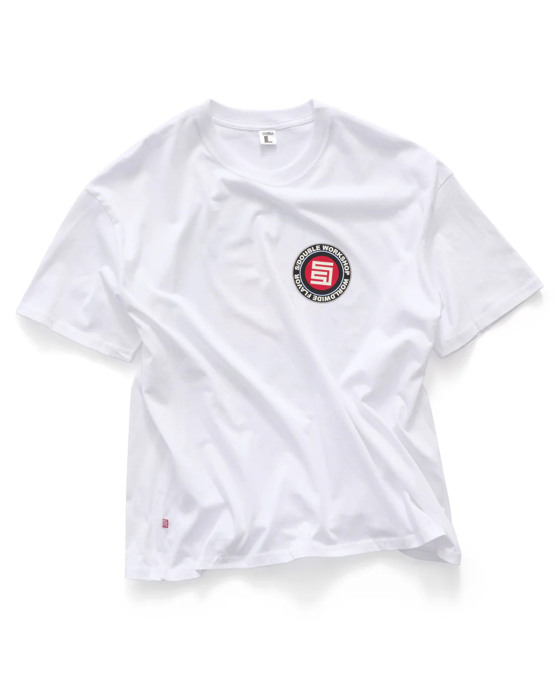 S-Double Flavor Dot T-Shirt - White - Stencil