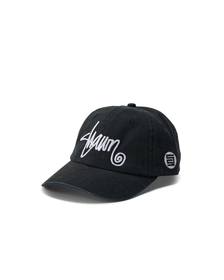 S-Double Shawn Script Strapback - Black - Stencil
