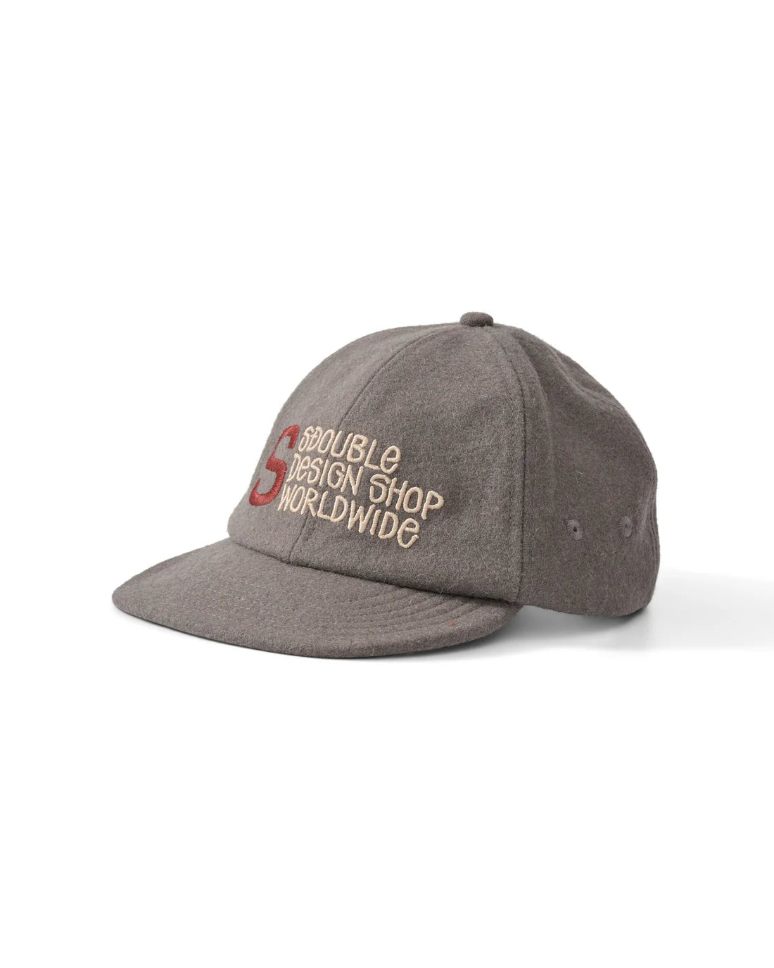 S-Double Wool Cap - Charcoal - Stencil