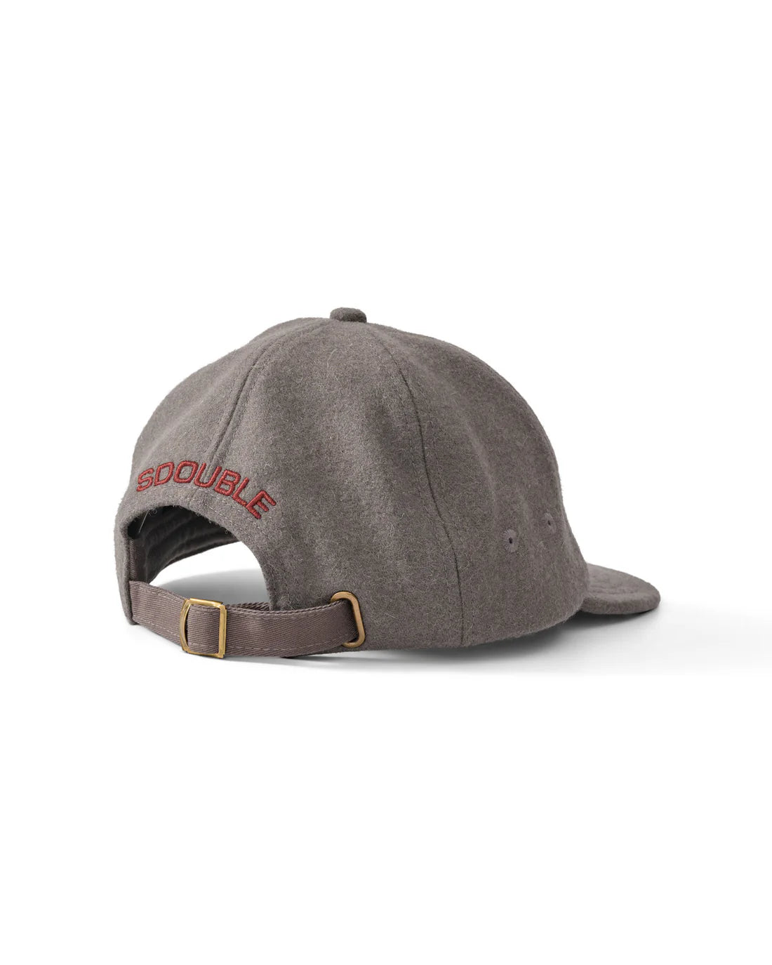 S-Double Wool Cap - Charcoal - Stencil