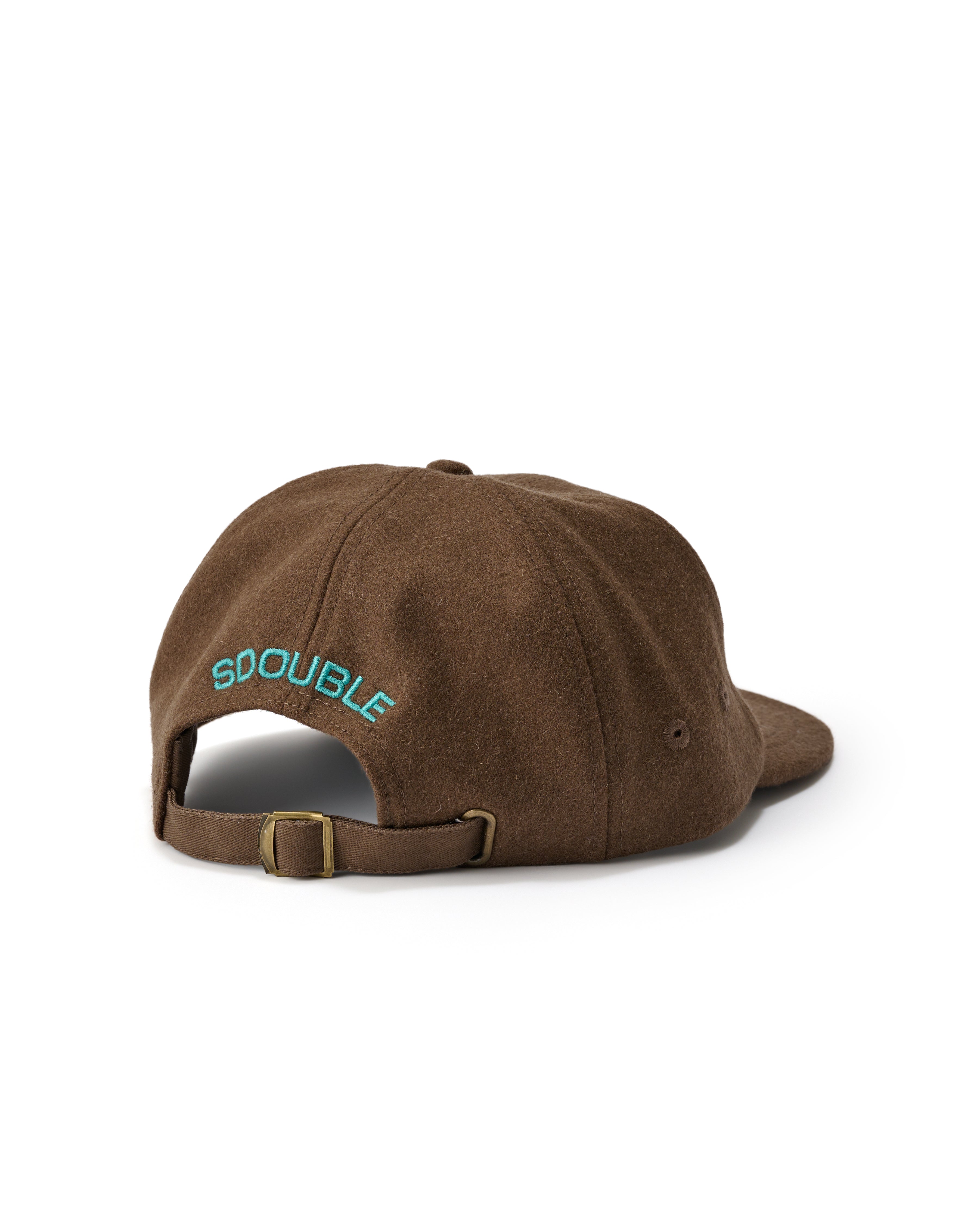 S-Double Wool Cap - Brown