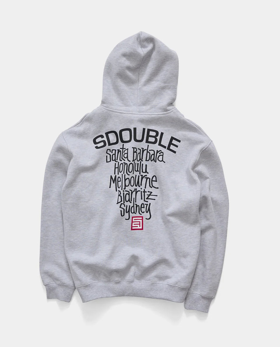 S-Double Cities Zip Thru Hood - Ash Heather