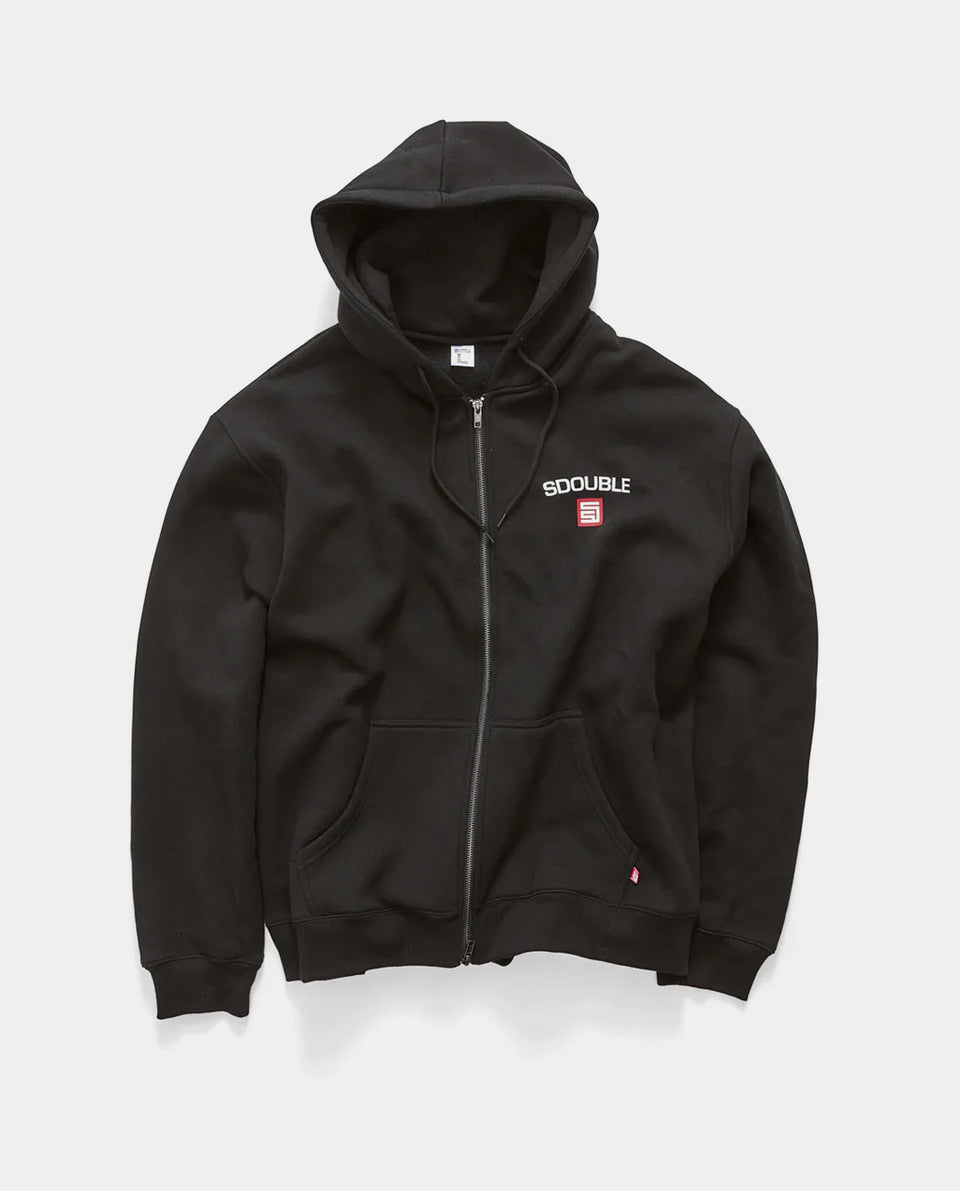 S-Double Cities Zip Thru Hood - Black