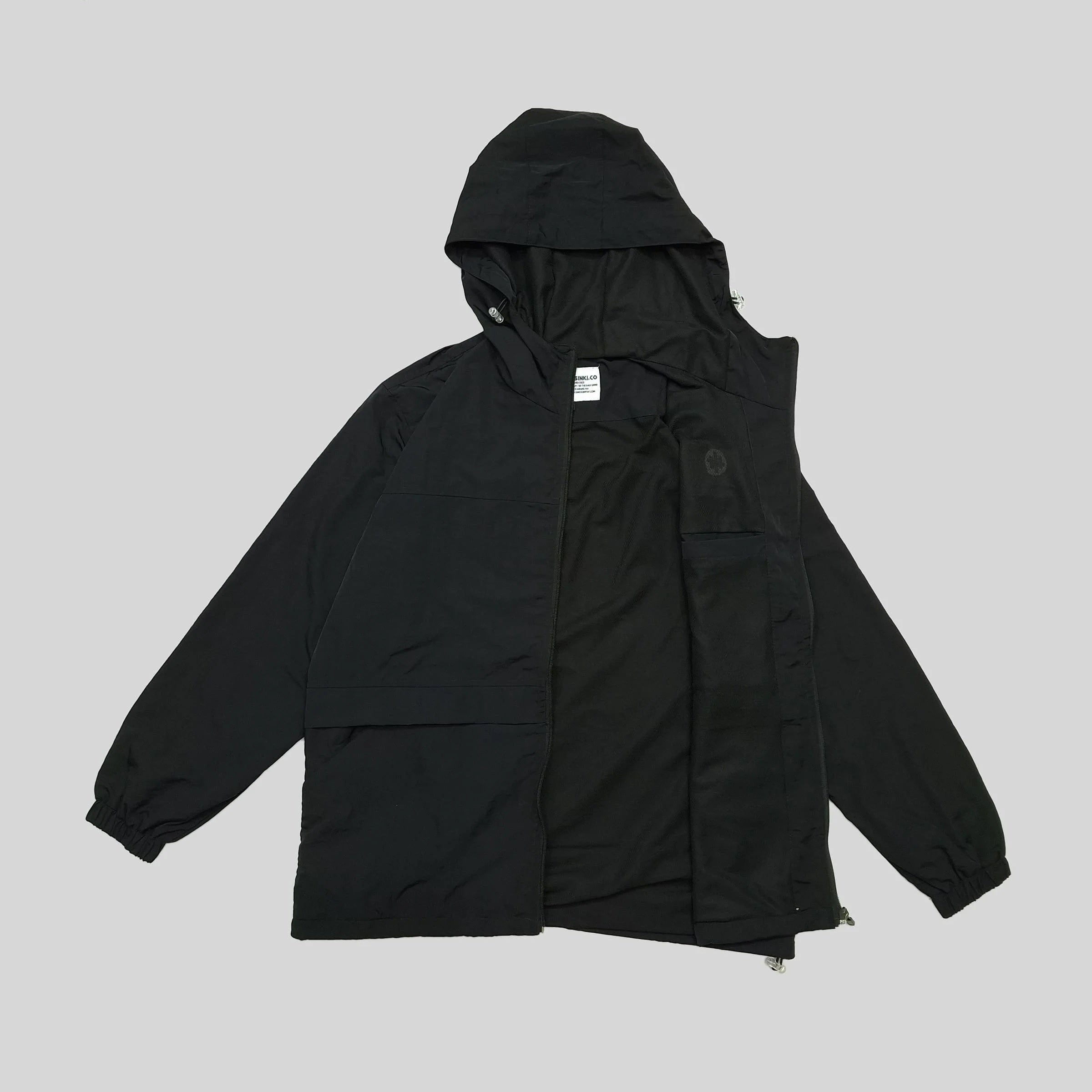 Helsinki Windbreaker Jacket - Black