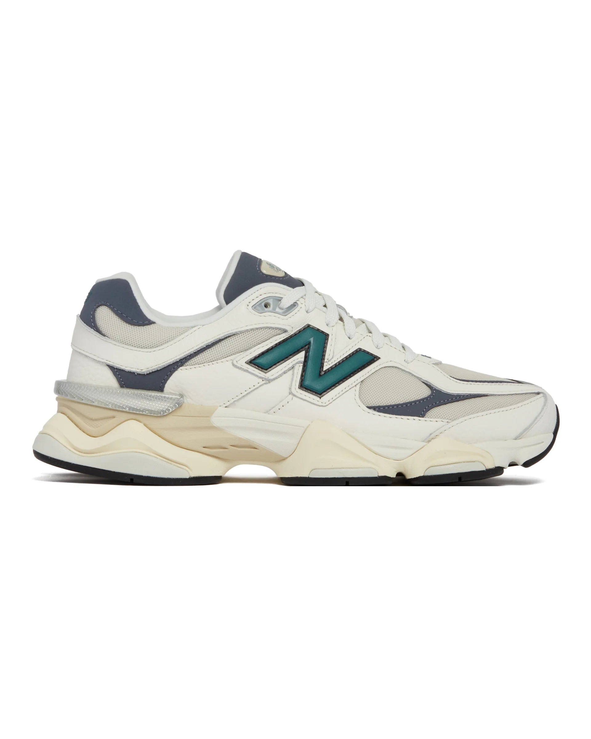 New Balance 9060 - Sea Salt with New Spruce and Deep Arctic Grey - Stencil