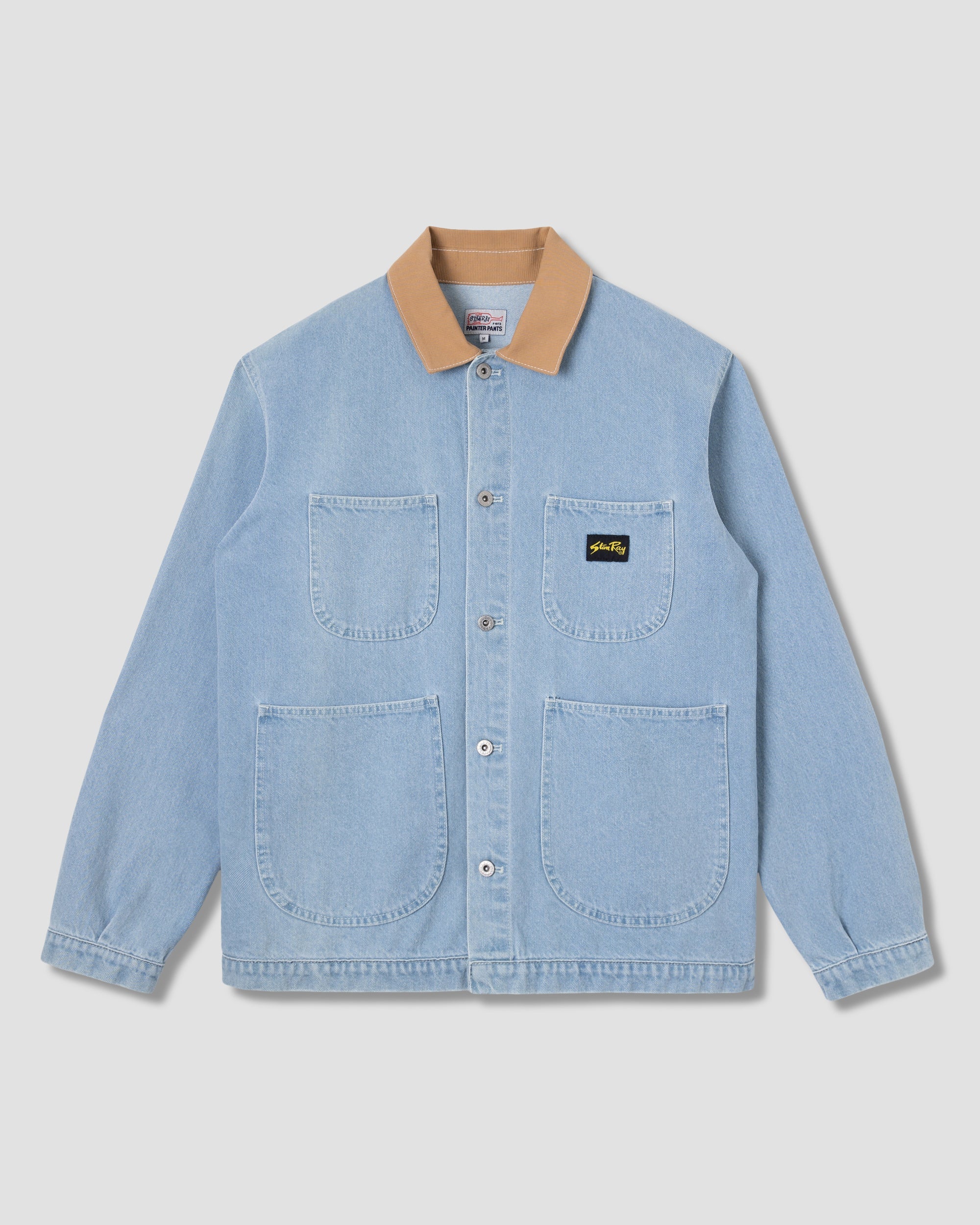 Stan Ray Coverall Jacket - Ice Stone Denim
