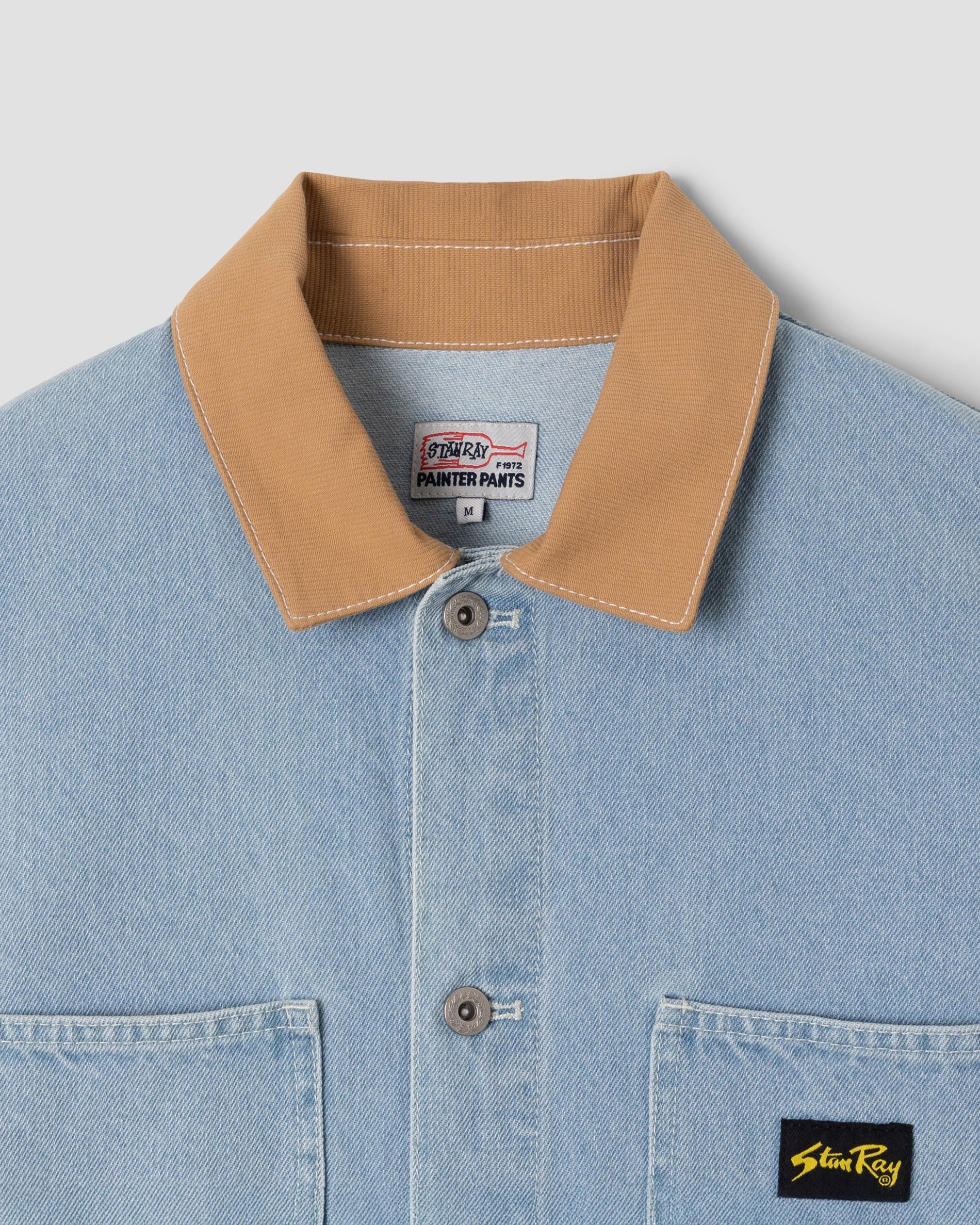 Stan Ray Coverall Jacket - Ice Stone Denim