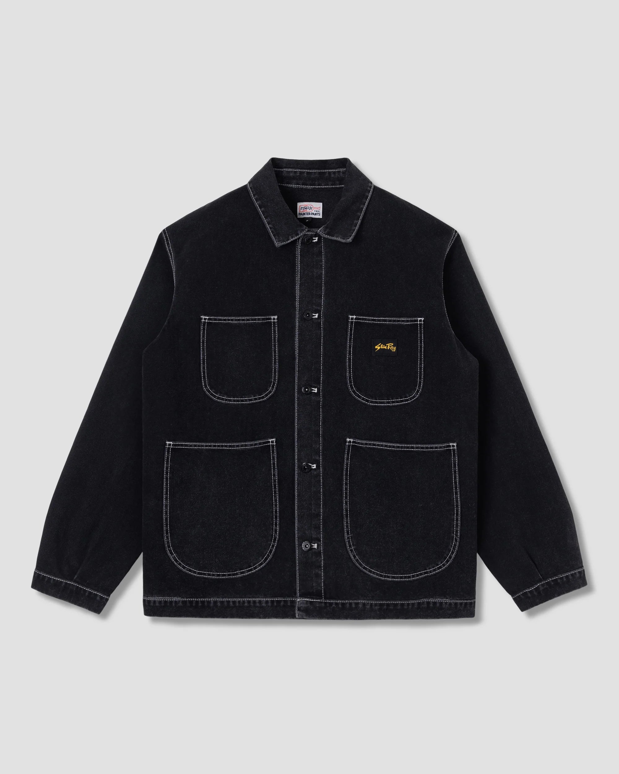 Stan Ray Coverall Jacket - Washed Black