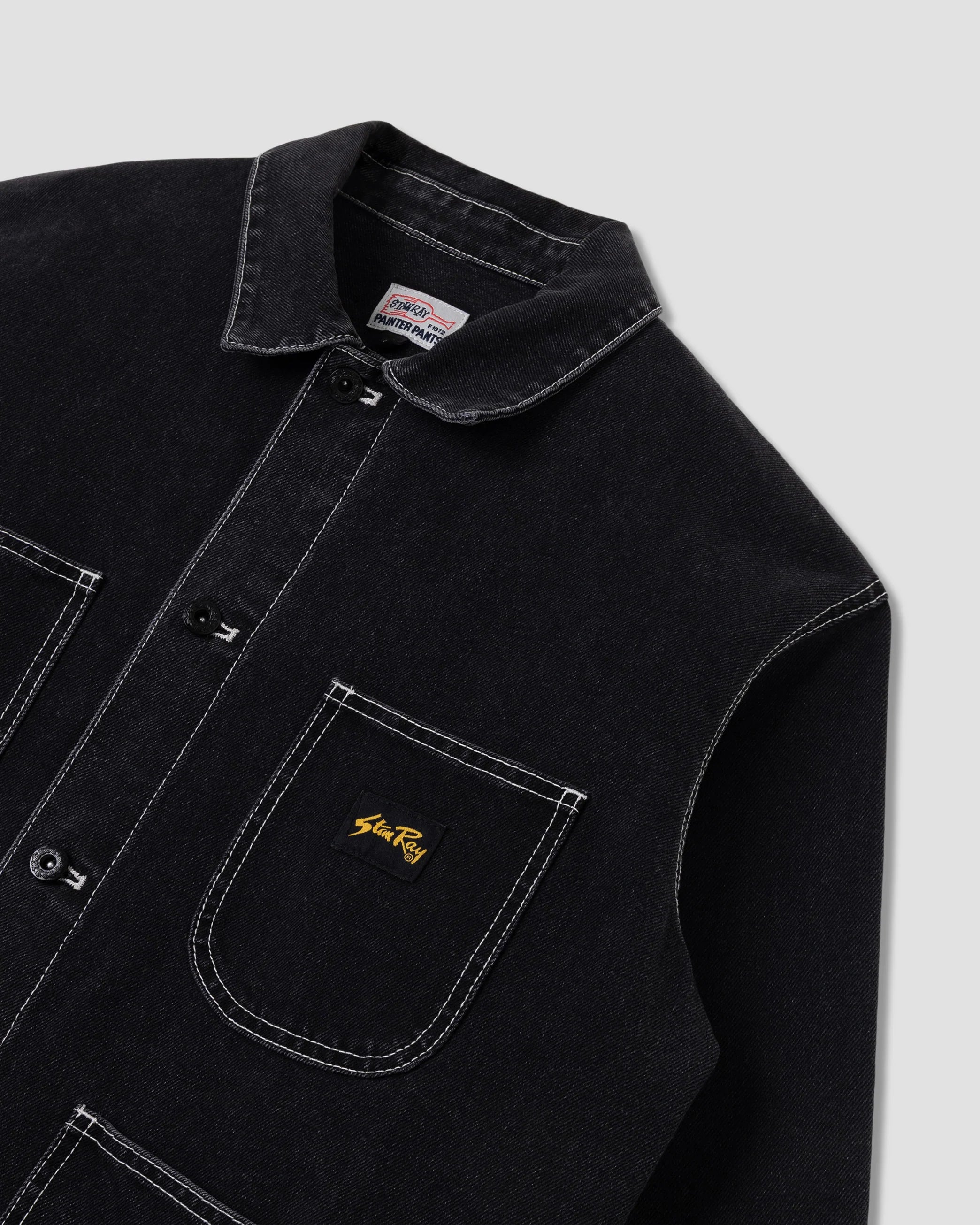 Stan Ray Coverall Jacket - Washed Black