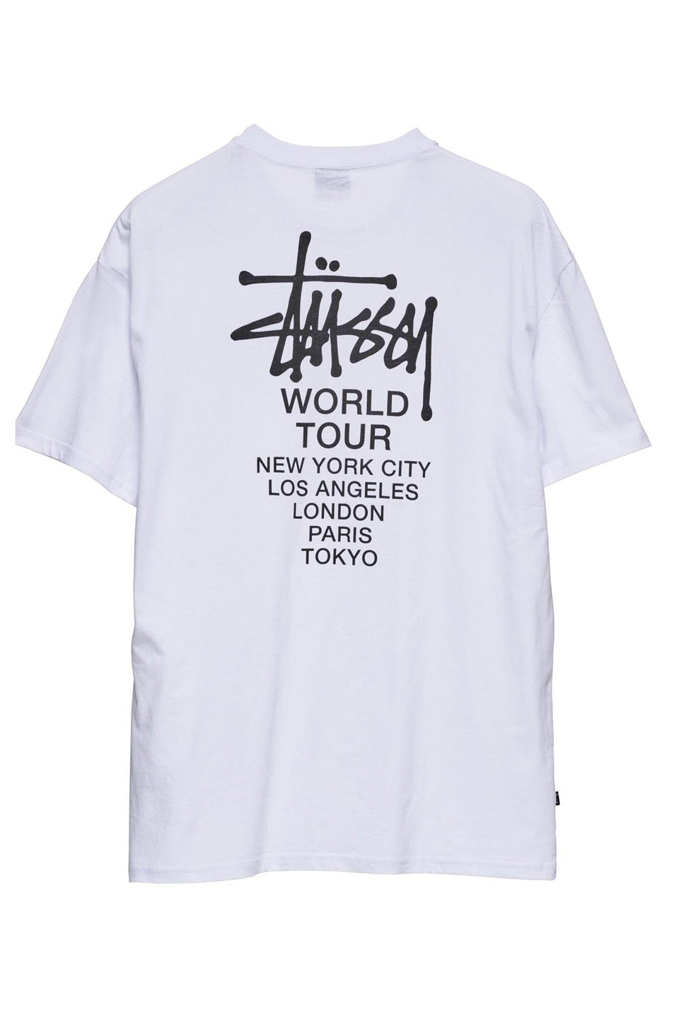 Stussy Solid World Tour LCB SS Tee White