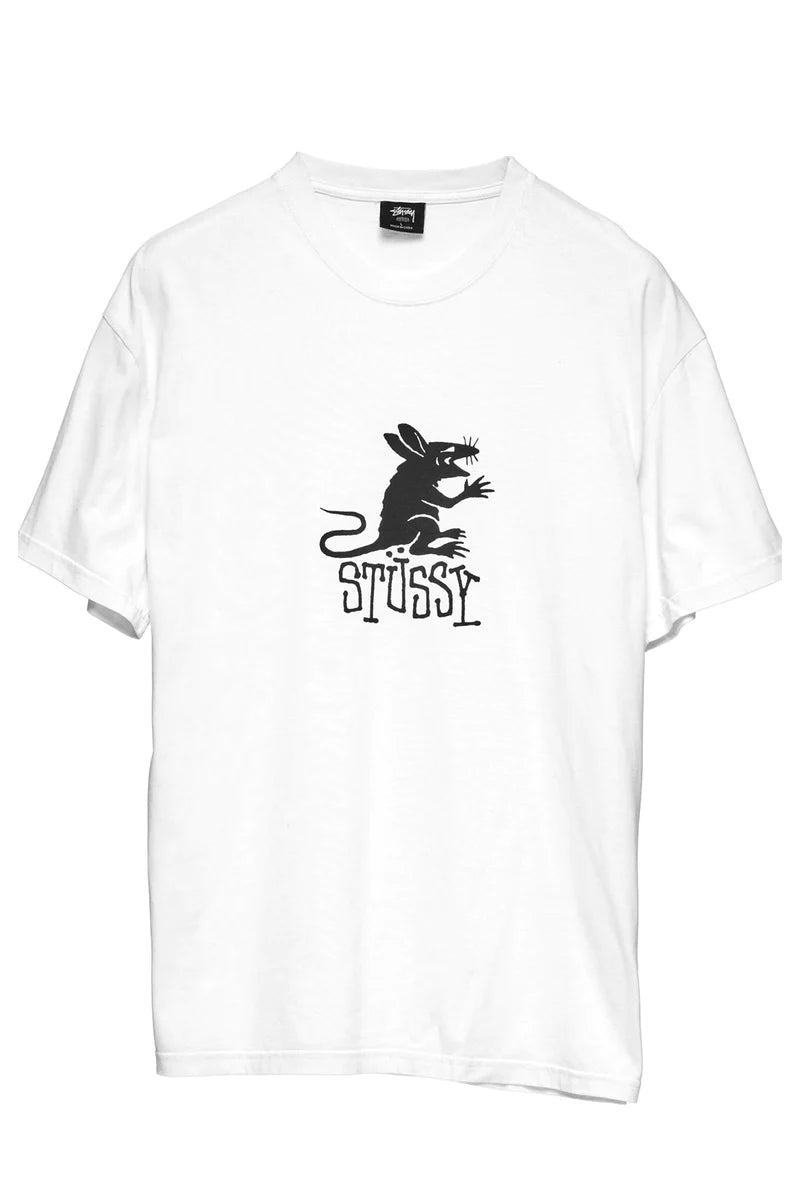 Stussy Rat 50-50 Pigment SS Tee White