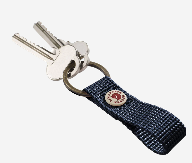 Fjallraven Kanken Key Ring - Navy - Stencil