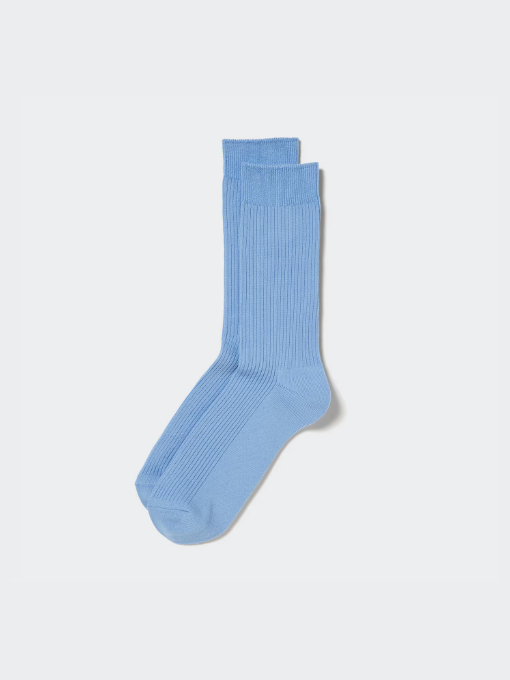 Uniqlo Colorful 50 Sock - 84 Sky Blue