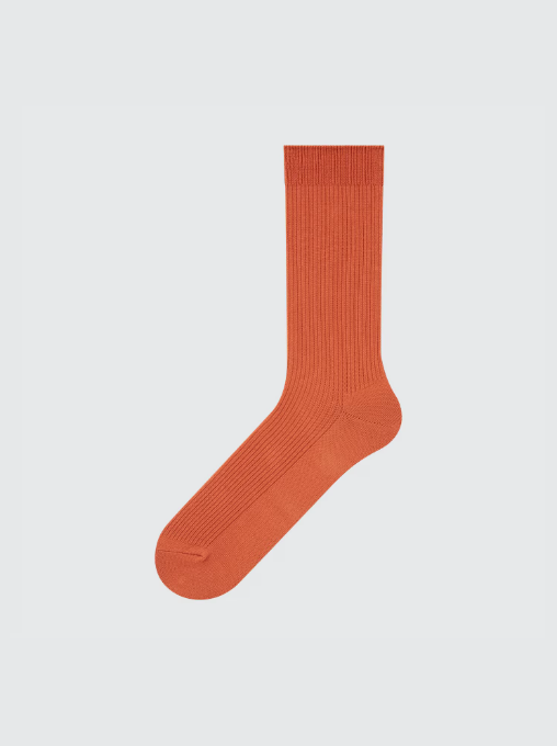 Uniqlo Colorful 50 Sock - 26 Orange