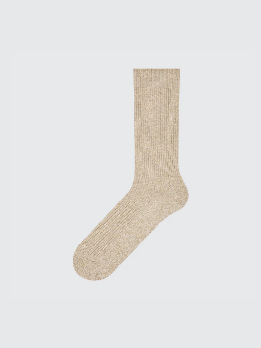 Uniqlo Colorful 50 Sock - 33 Khaki