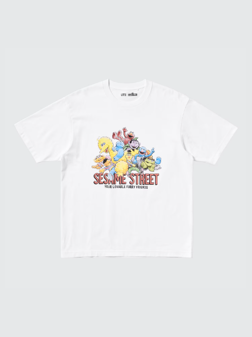 Uniqlo Sesame Street UT Graphic T-Shirt - White