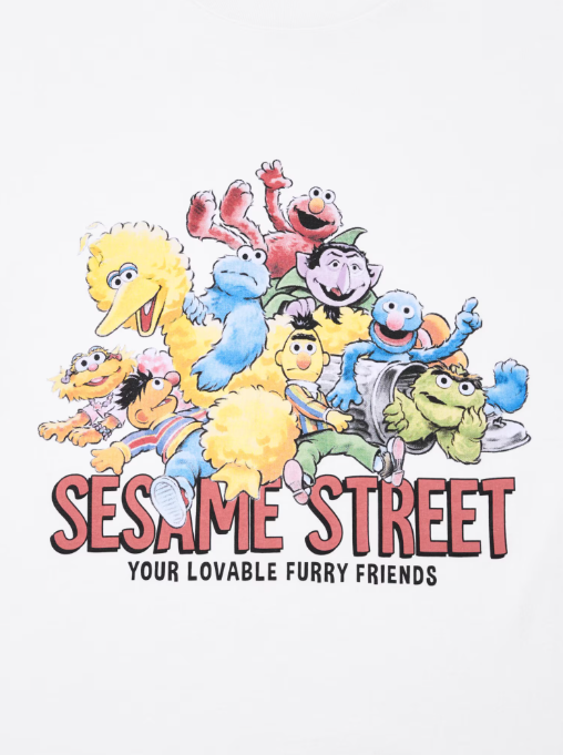 Uniqlo Sesame Street UT Graphic T-Shirt - White