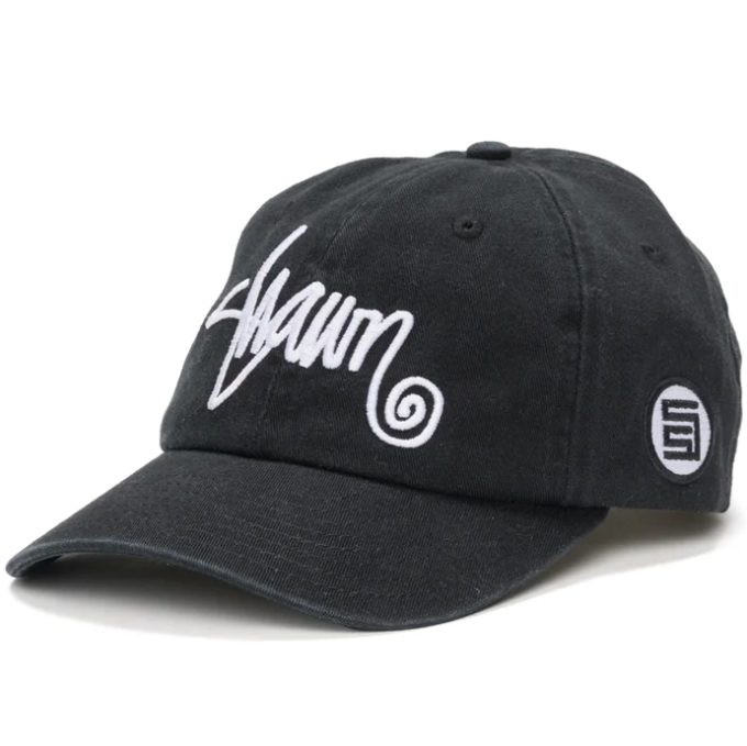 S-Double Shawn Script Strapback - Black